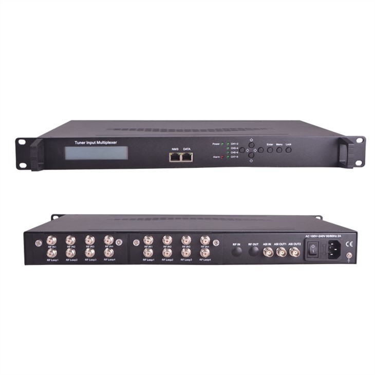 8 Vstupný multiplexer ASI na televízne vysielanie