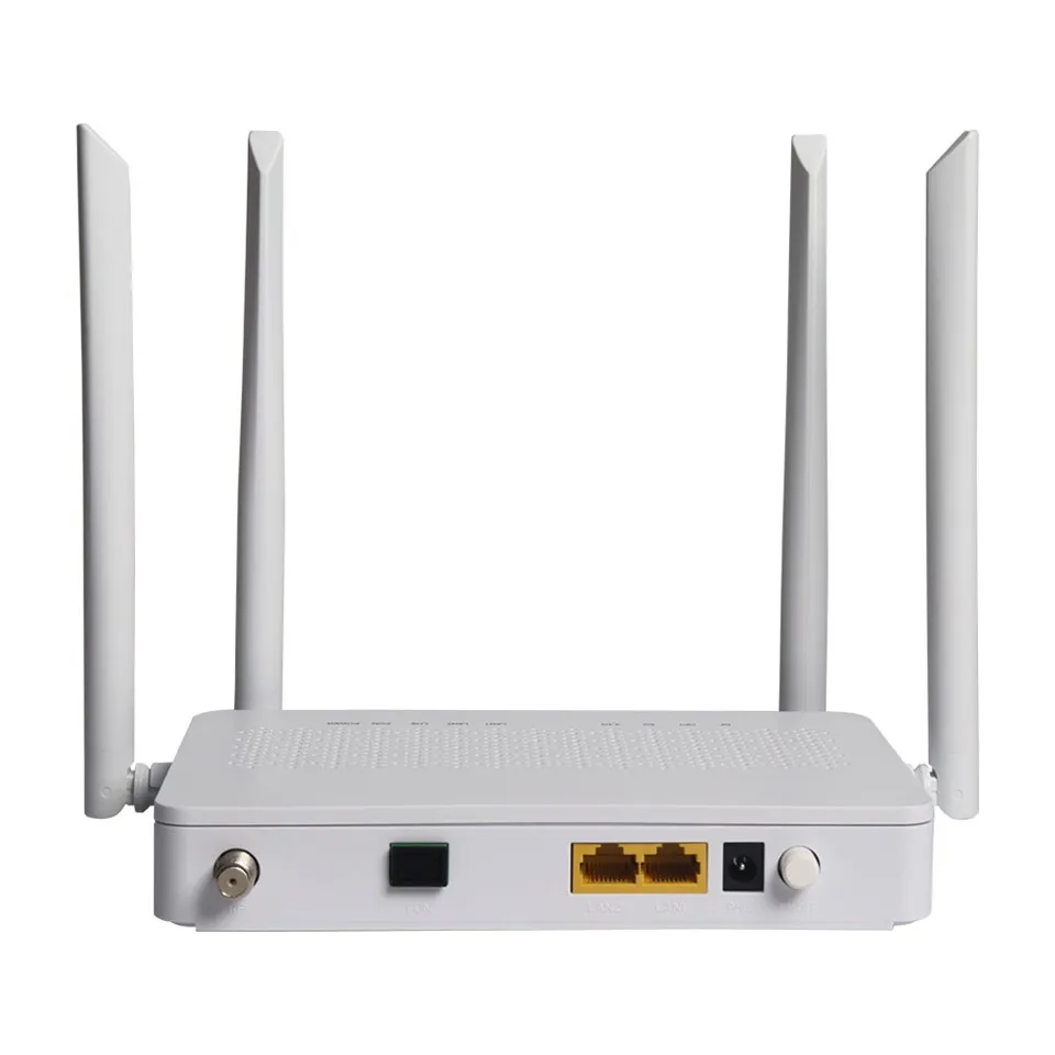 Dvojpásmový Gpon Ont 2 porty Catv Wifi5 Factory úplne nový